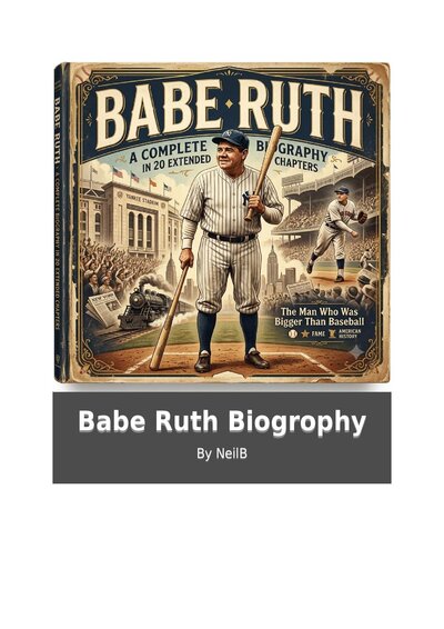 Babe Ruth Biography - Flick-Books