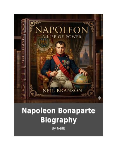 Napoleon Bonaparte Biography - Flick-Books